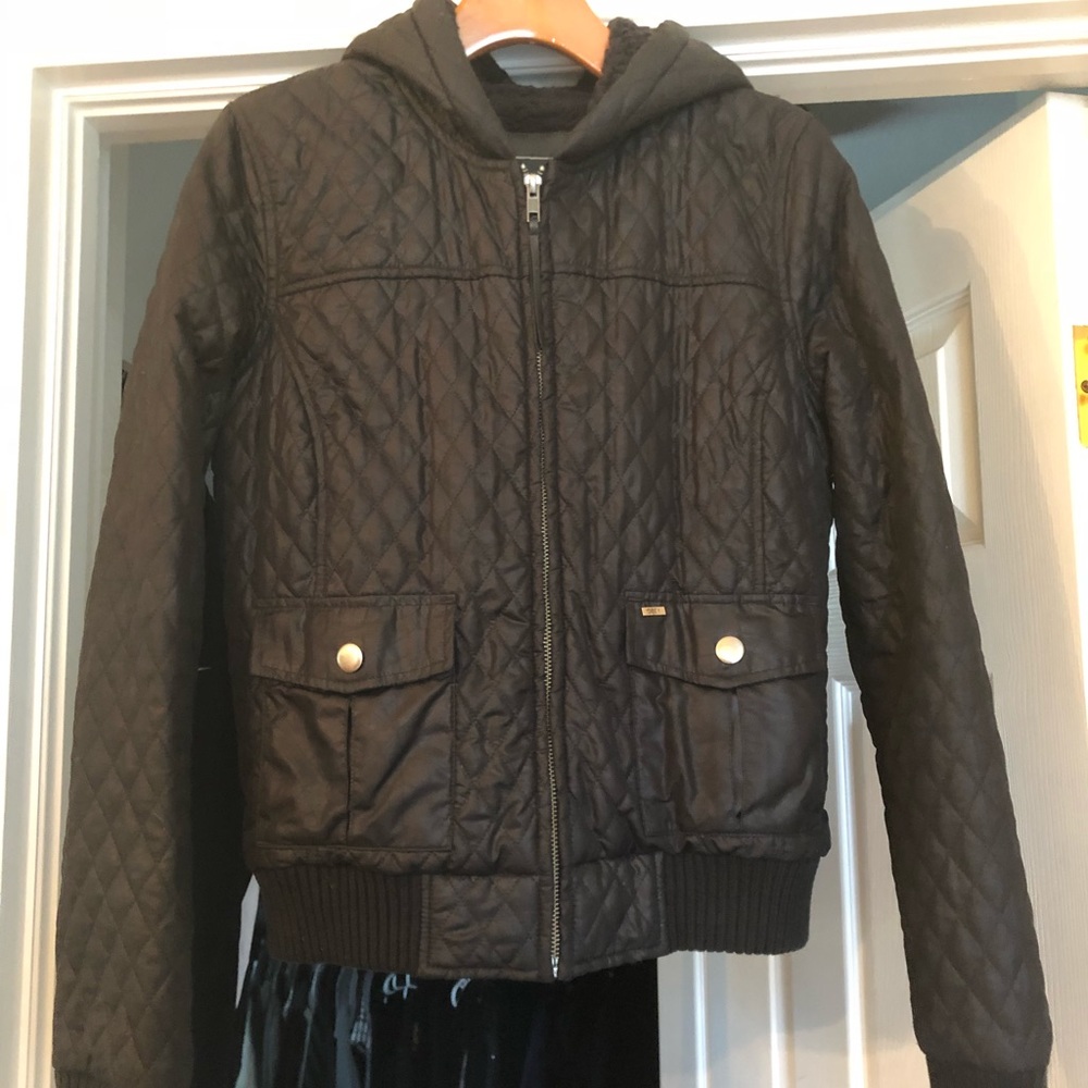 Obey black zip up jacket